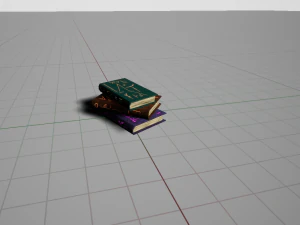 shelf and frames 3D Model