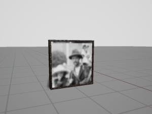 shelf and frames 3D Model