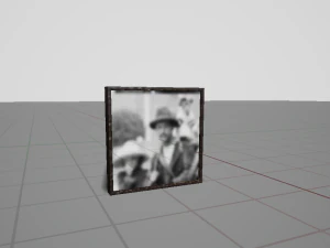 shelf and frames 3D Model