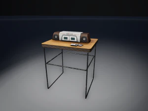 pemutar kaset Model 3D