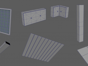modular environment assets 3Dモデル