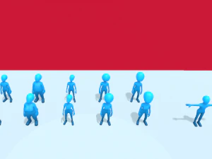 lowpoly rigged characters 3D Model