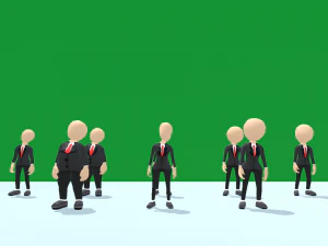 lowpoly rigged characters 3D Model