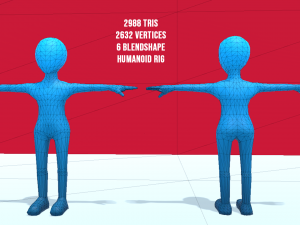 lowpoly rigged characters Modello 3D