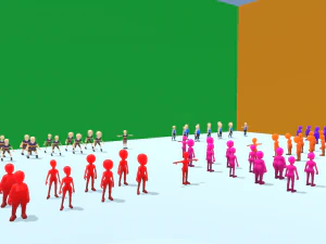 lowpoly rigged characters 3D Model