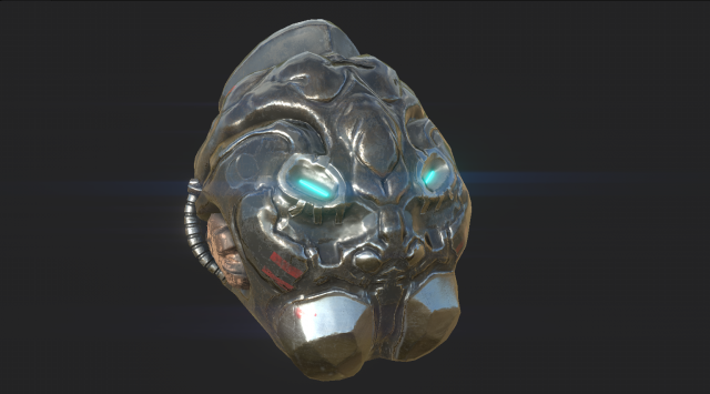sci-fi descent helmet Modèle 3D .c4d .max .obj .3ds .fbx .stl .blend 