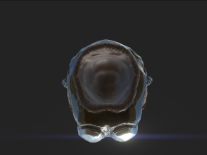 sci-fi descent helmet Modèle 3D