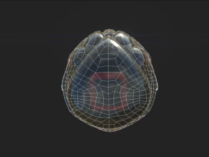 sci-fi descent helmet 3D Model