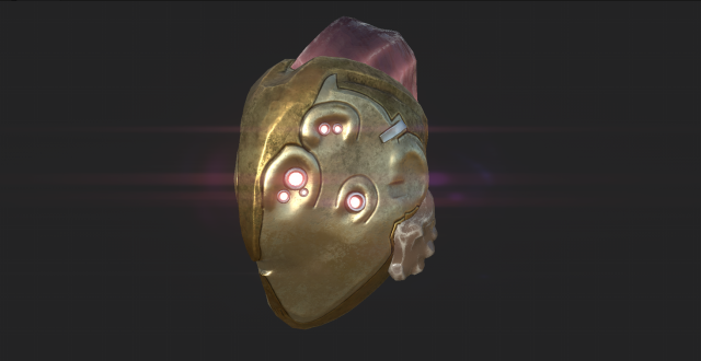 steampunk fishy helmet Modelo 3D .c4d .max .obj .3ds .fbx .stl .blend 