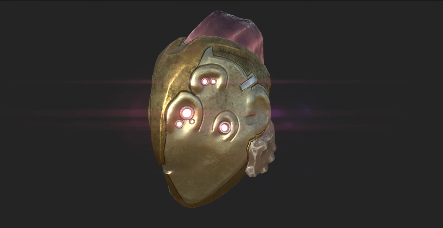 steampunk fishy helmet 3D Model .c4d .max .obj .3ds .fbx .stl .blend