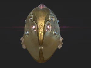 steampunk fishy helmet 3D Model
