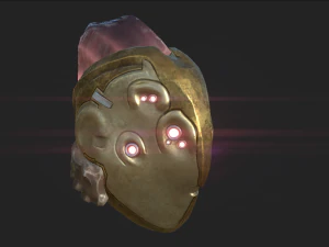 steampunk fishy helmet 3D Model