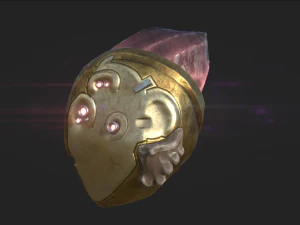 steampunk fishy helmet 3D Model