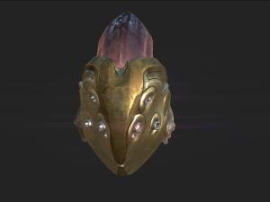 steampunk fishy helmet Modelo 3D
