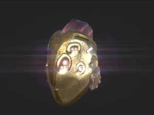 steampunk fishy helmet 3D Model