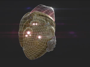 steampunk fishy helmet 3D Model