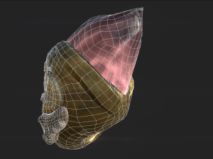 steampunk fishy helmet Modelo 3D