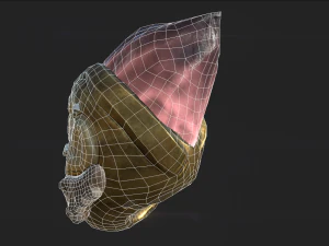 steampunk fishy helmet 3D Model