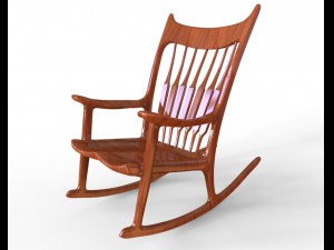 rocking chair 3D Print Model