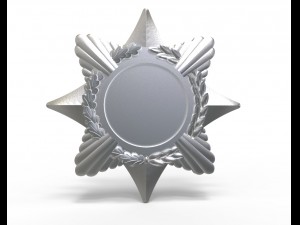 base for badge Modelo de Impressão 3D