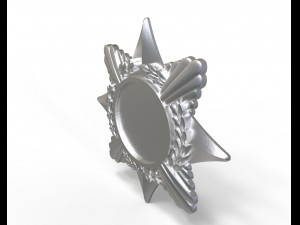 base for badge 3D-Druckmodell