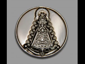 монета de la virgen del rocio 3D Принт Модель