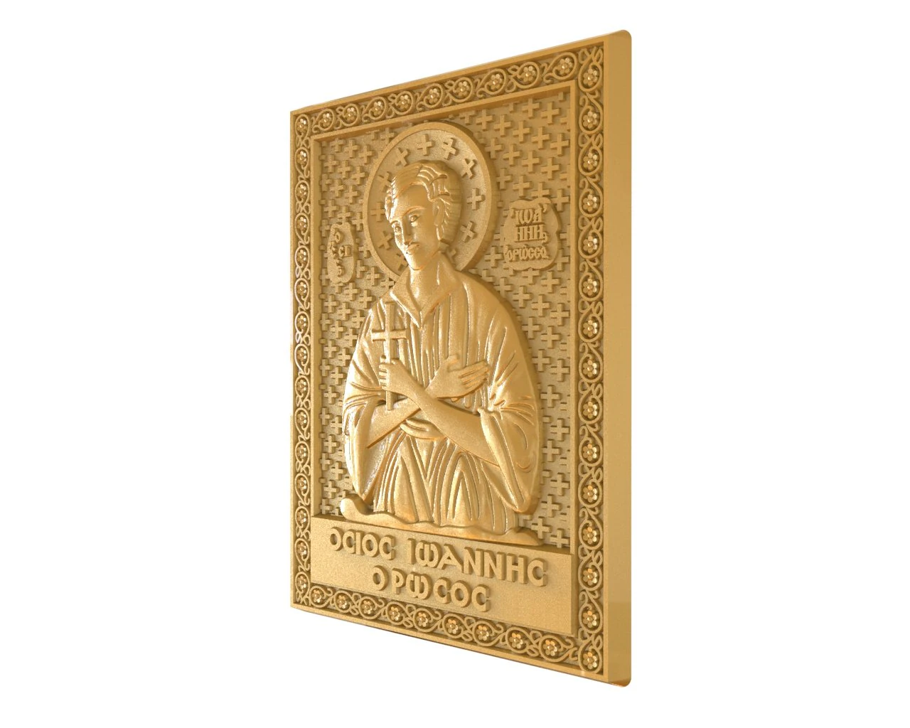 little icon of john the warrior 3D Print Model .c4d .max .obj .3ds .fbx .stl .blend 