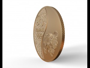coin olympiad 2016 Modelo de impresión 3D