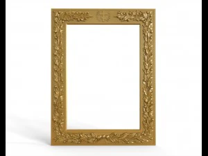 स्मारक के लिए फ्रेम 3D प्रिंट मॉडल