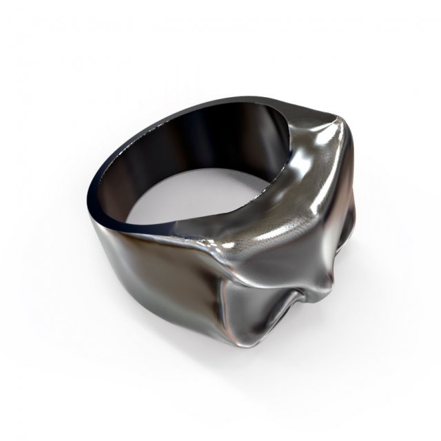 ring owl 3D-printmodel .c4d .max .obj .3ds .fbx .stl .blend 