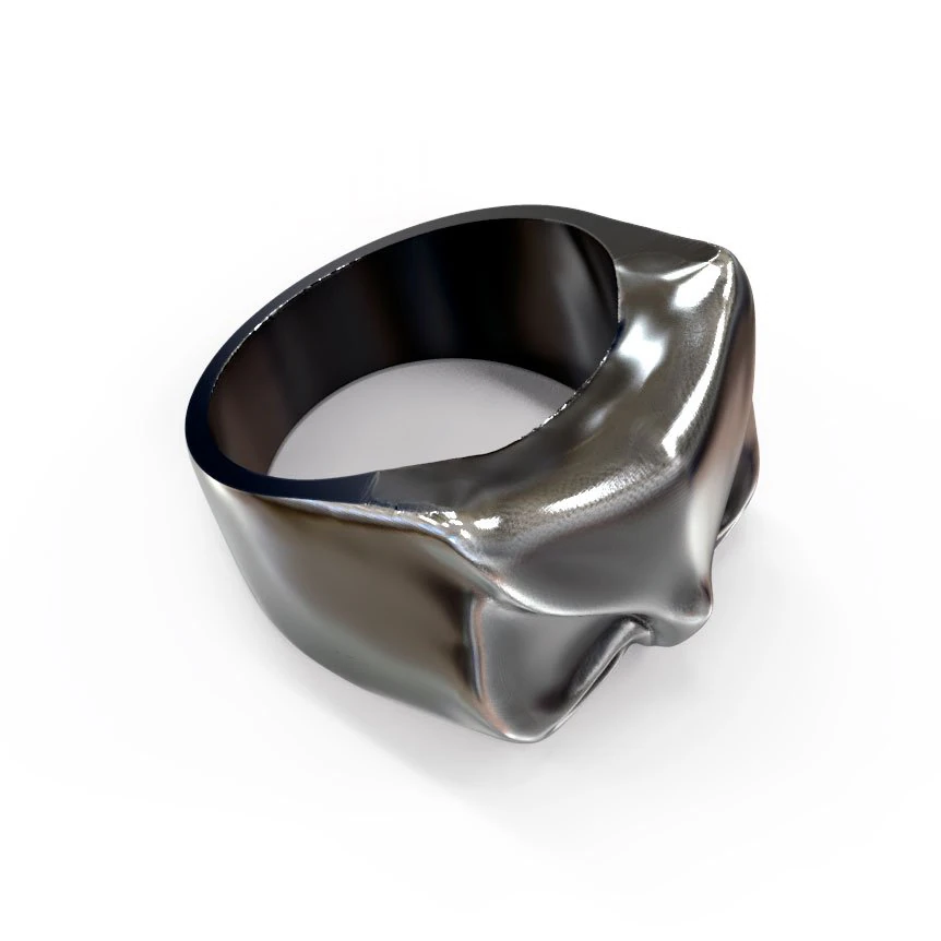 ring owl 3D Print Model .c4d .max .obj .3ds .fbx .stl .blend