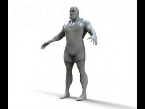 athlete 3D Model