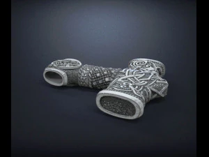 Pendant hammer of thor 3D Print Model