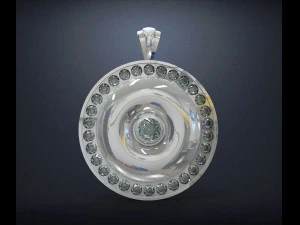 ペンダントサンディスク 3Dプリントモデル