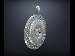 pendant sun disc 3D Print Model