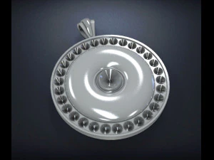 pendant sun disc 3D Print Model
