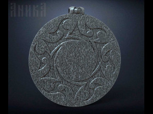 jewelry pendant ancient slavic kolovrat 3D-printmodel