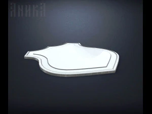 base for coat of arms with shield 3D Print Model