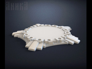 base for star icon Modello di stampa 3D