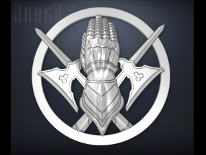 beret badge 101 brigade Modelo de Impressão 3D
