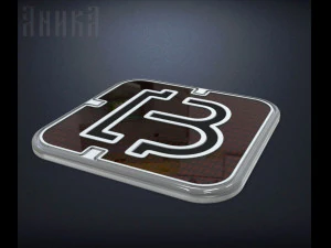 bitcoin icon 3D Print Model