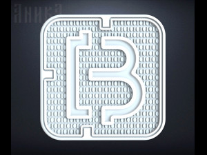 bitcoin icon Modello di stampa 3D