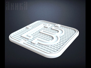 bitcoin icon Modello di stampa 3D
