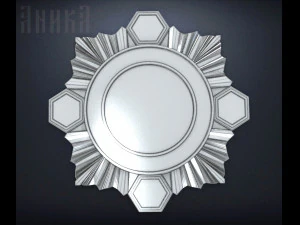 base under the sign with honeycombs 3D Print Model