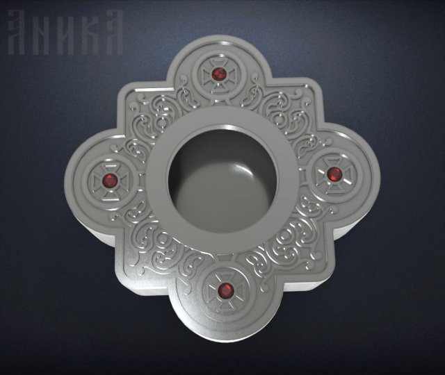 casket for relics 3D Druckmodell .c4d .max .obj .3ds .fbx .stl .blend