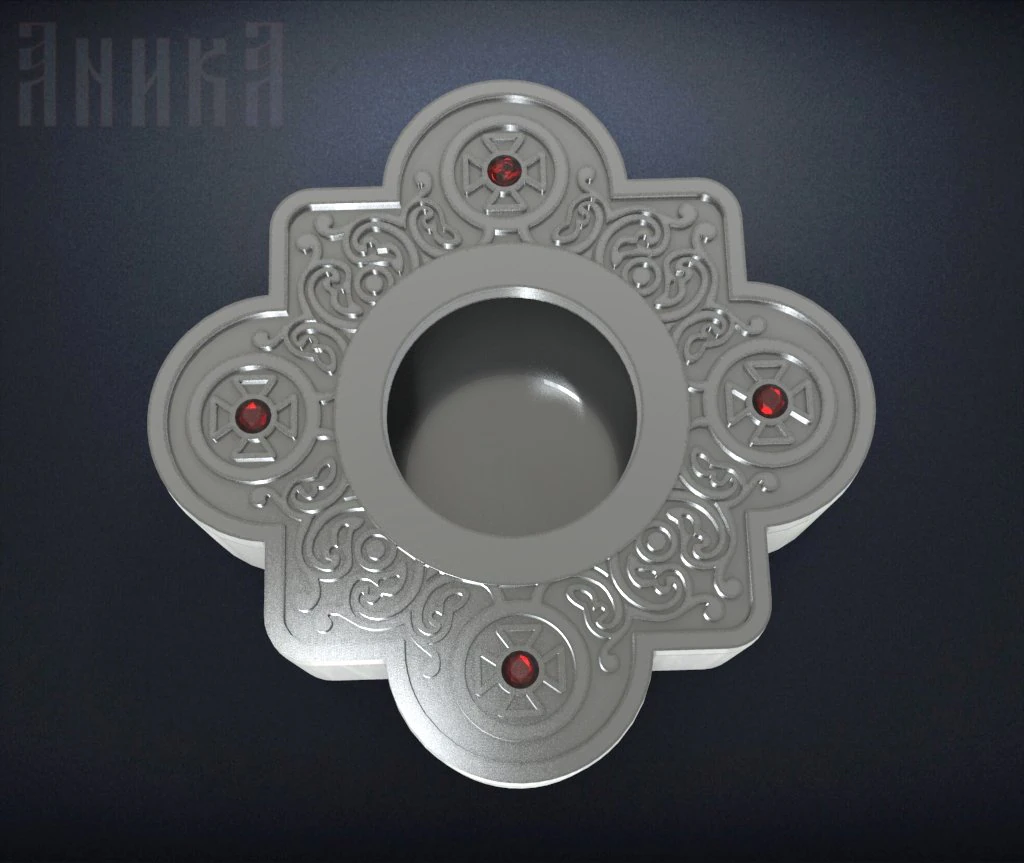 casket for relics 3D Print Model .c4d .max .obj .3ds .fbx .stl .blend 