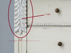 decorative overlays for a dresser 3D-printmodel