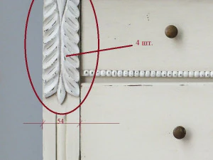 decorative overlays for a dresser 3D Print Model