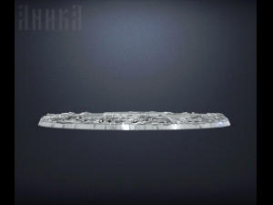 beret badge of the national guard of ukraine 3D Принт Модель