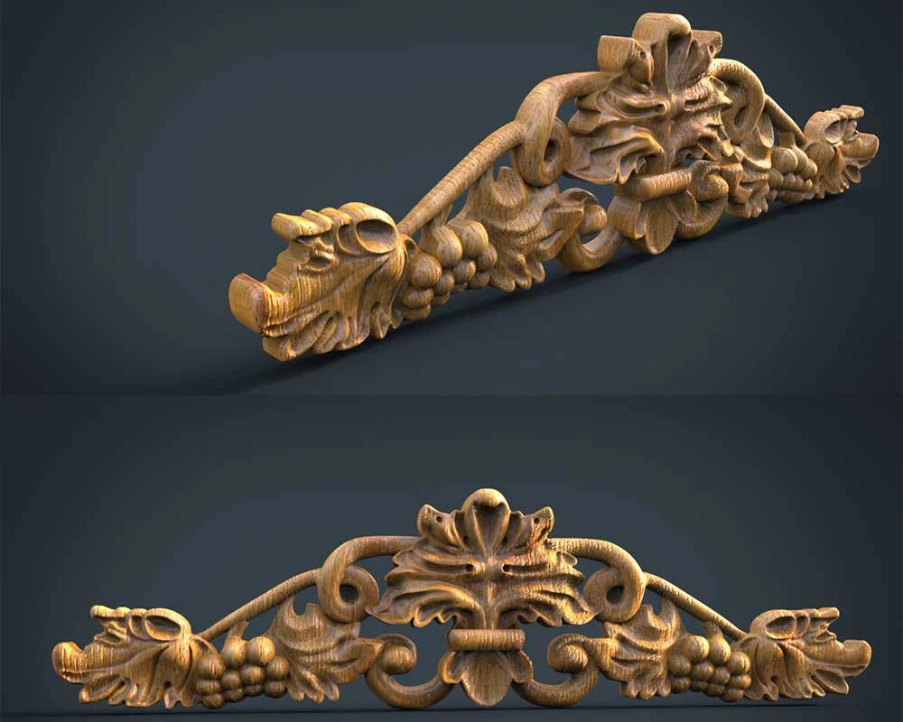decor grape stems 3D Print Model .c4d .max .obj .3ds .fbx .stl .blend 